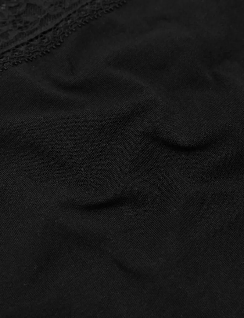 5pk Cotton Lycra® & Lace Knickers