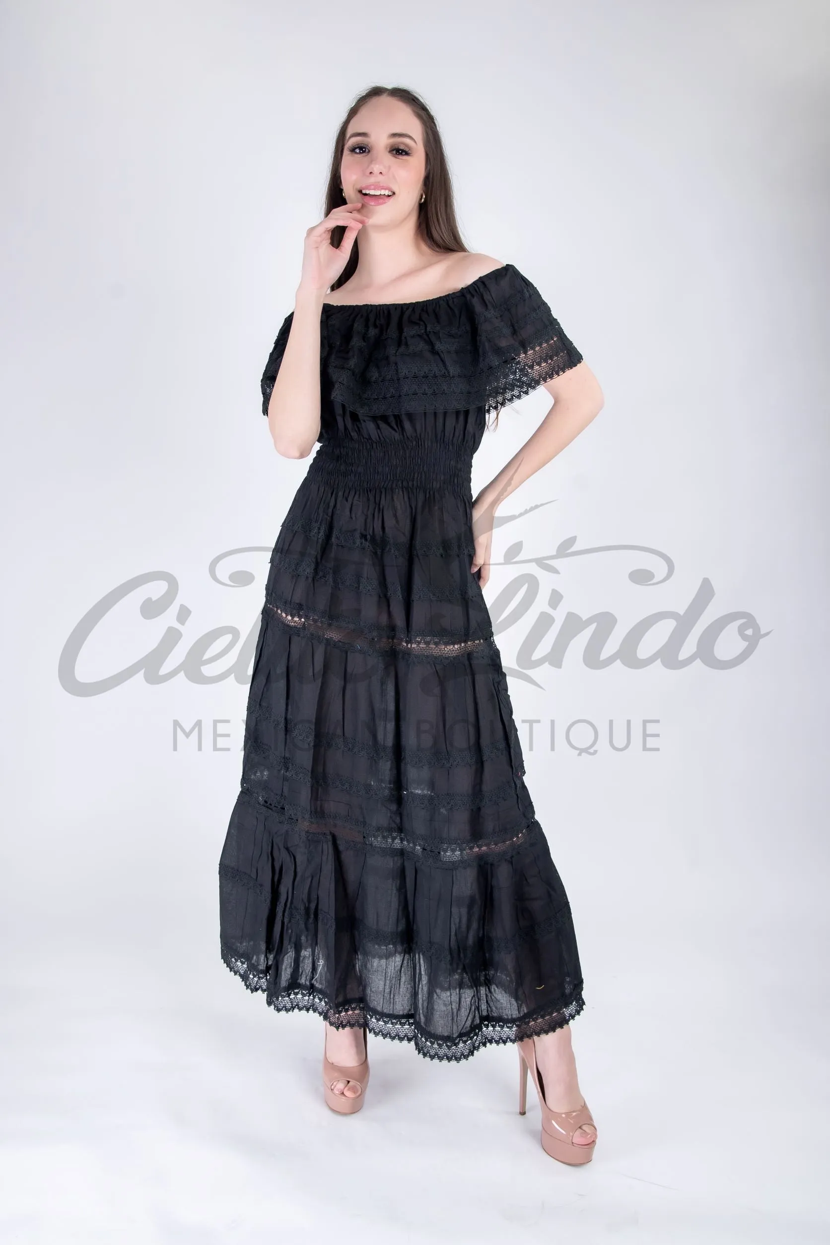 Adalia Maxi Dress Black