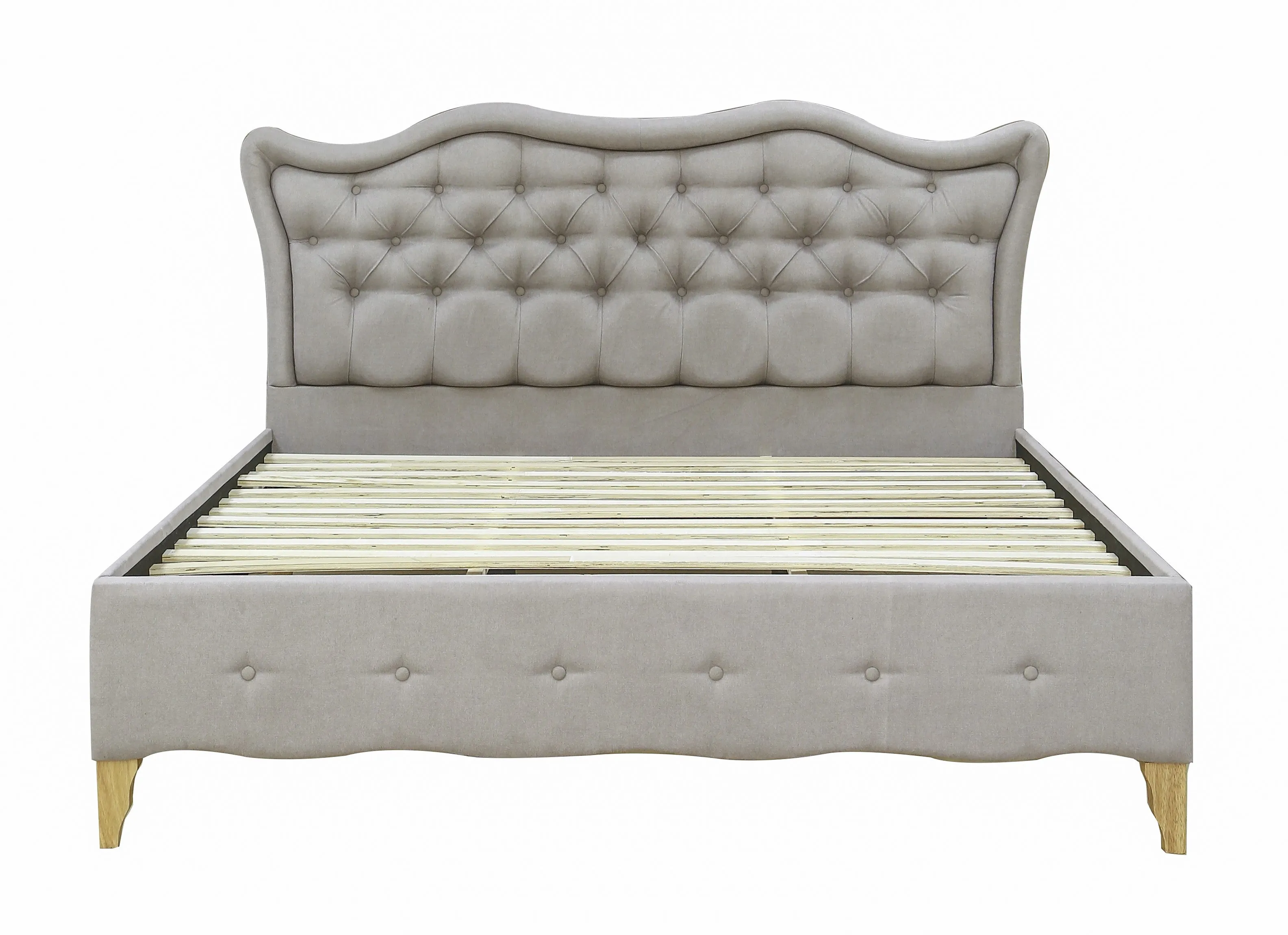AFT KING BED FRAME UPHOLSTERED WITH SIDE TABLE