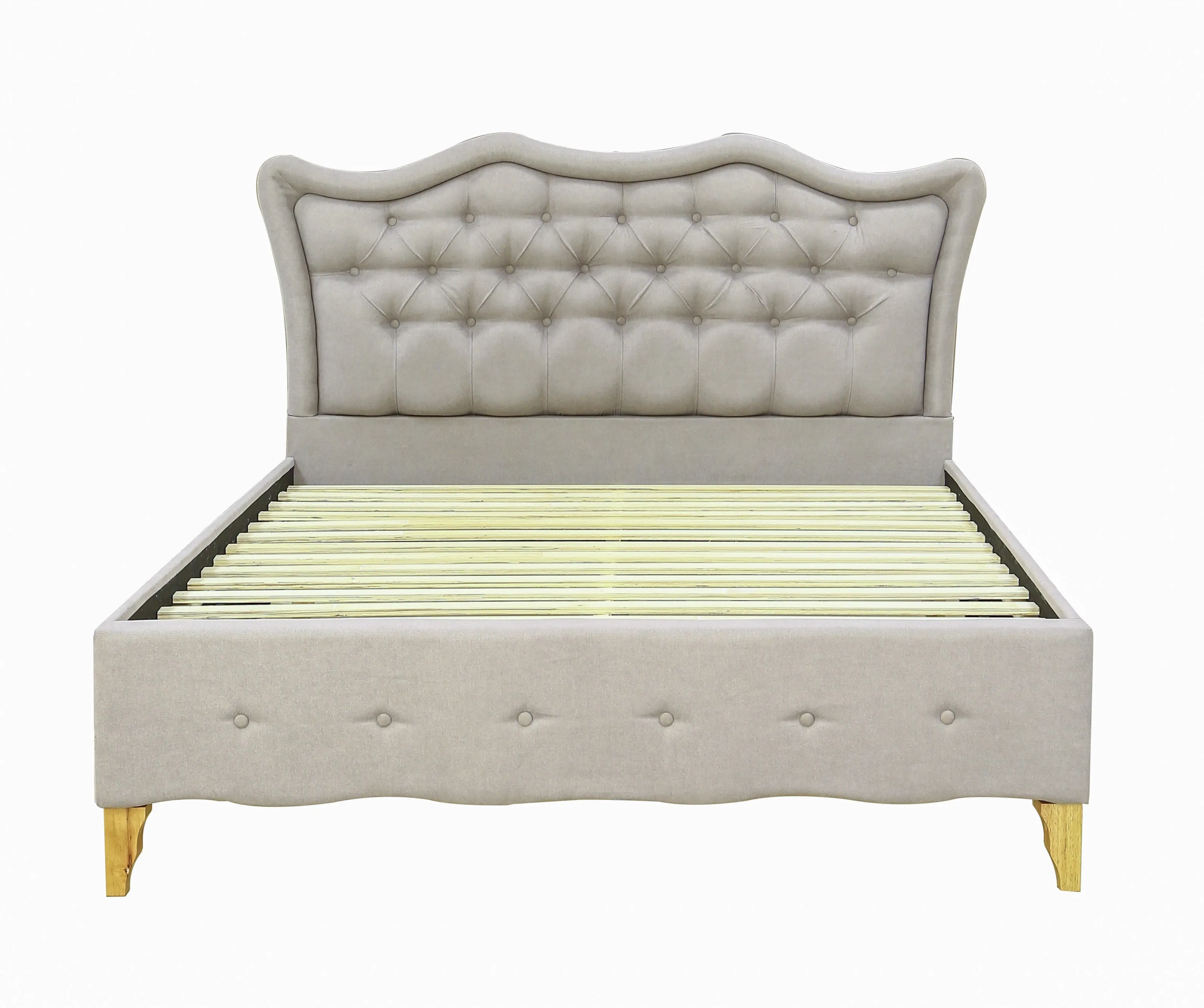 AFT QUEEN BED FRAME UPHOLSTERED WITH SIDE TABLE