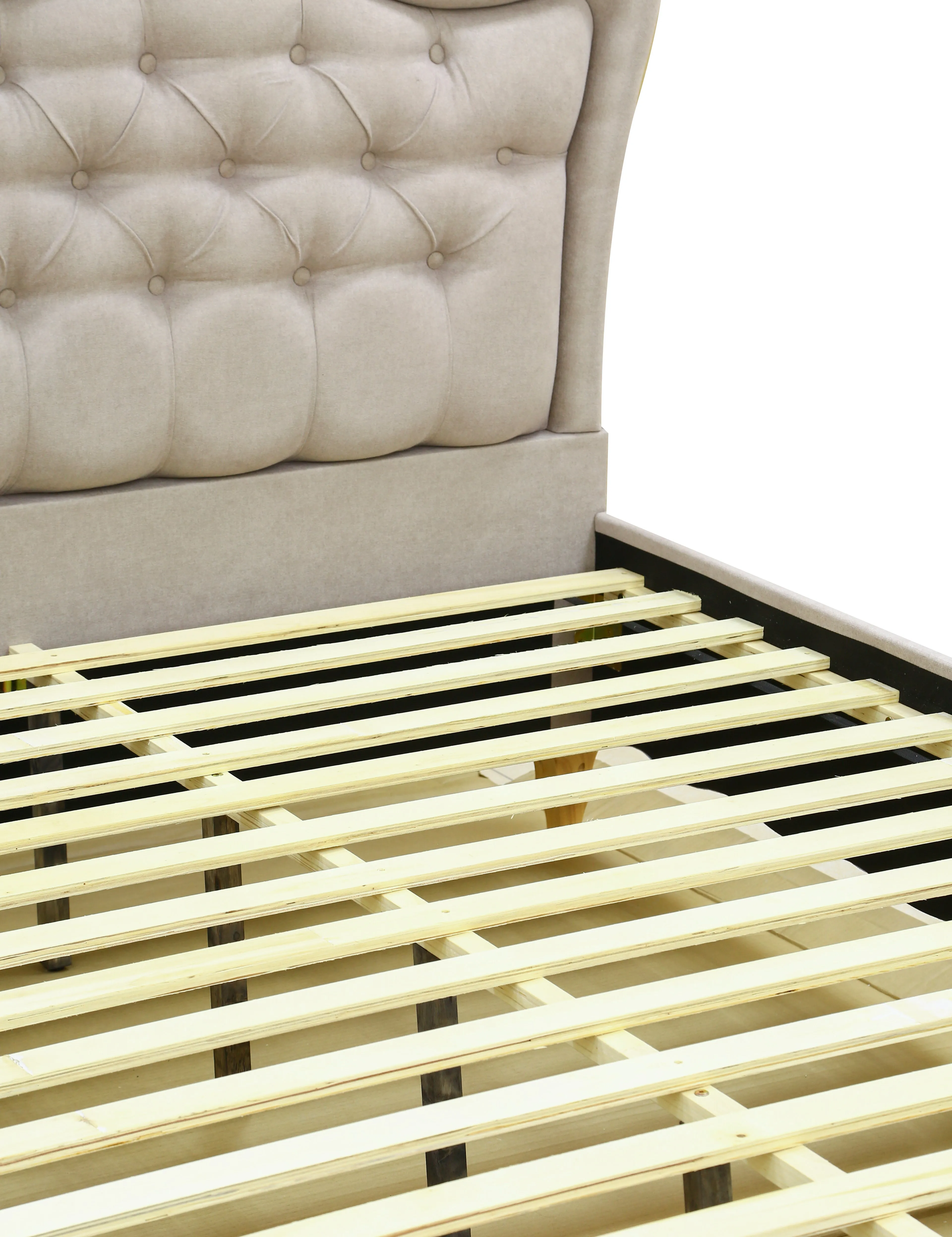AFT QUEEN BED FRAME UPHOLSTERED WITH SIDE TABLE