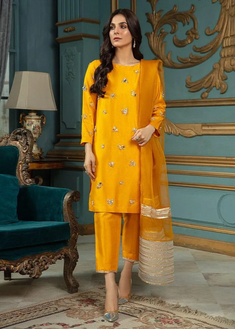 Allure by Ih - DAISY - Katan Silk - Mustard - 3 Piece