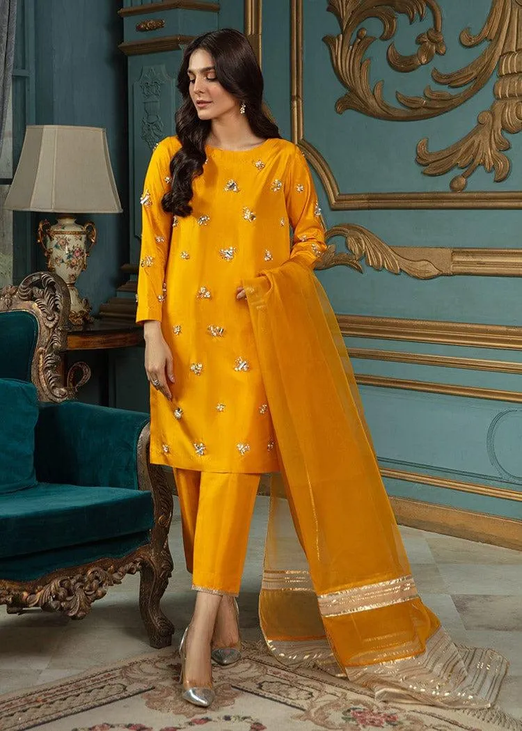 Allure by Ih - DAISY - Katan Silk - Mustard - 3 Piece