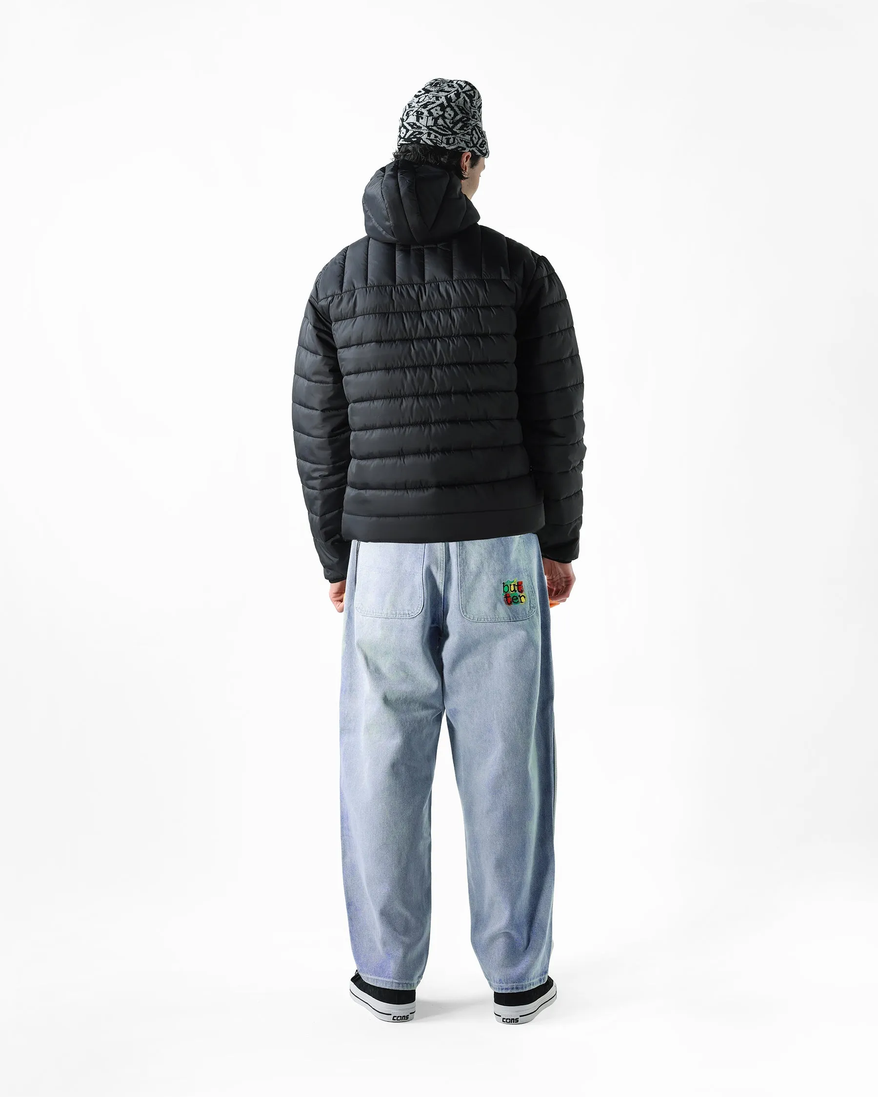 Anorak Puffer Jacket, Black