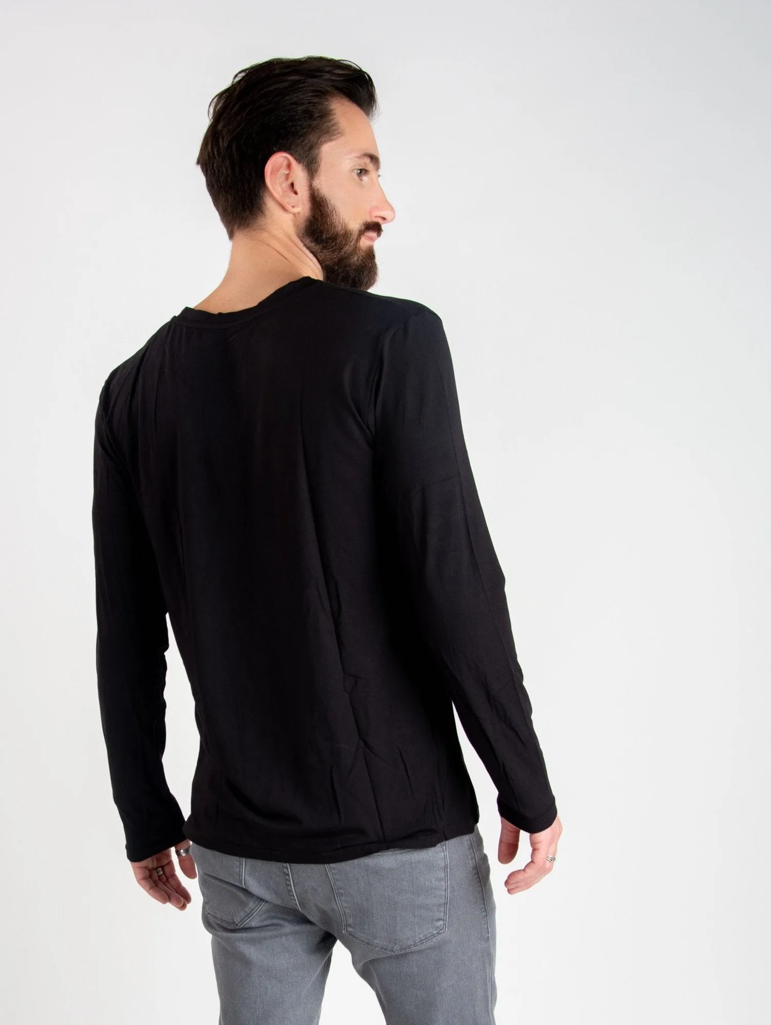 Bamboo Long Sleeve - Black