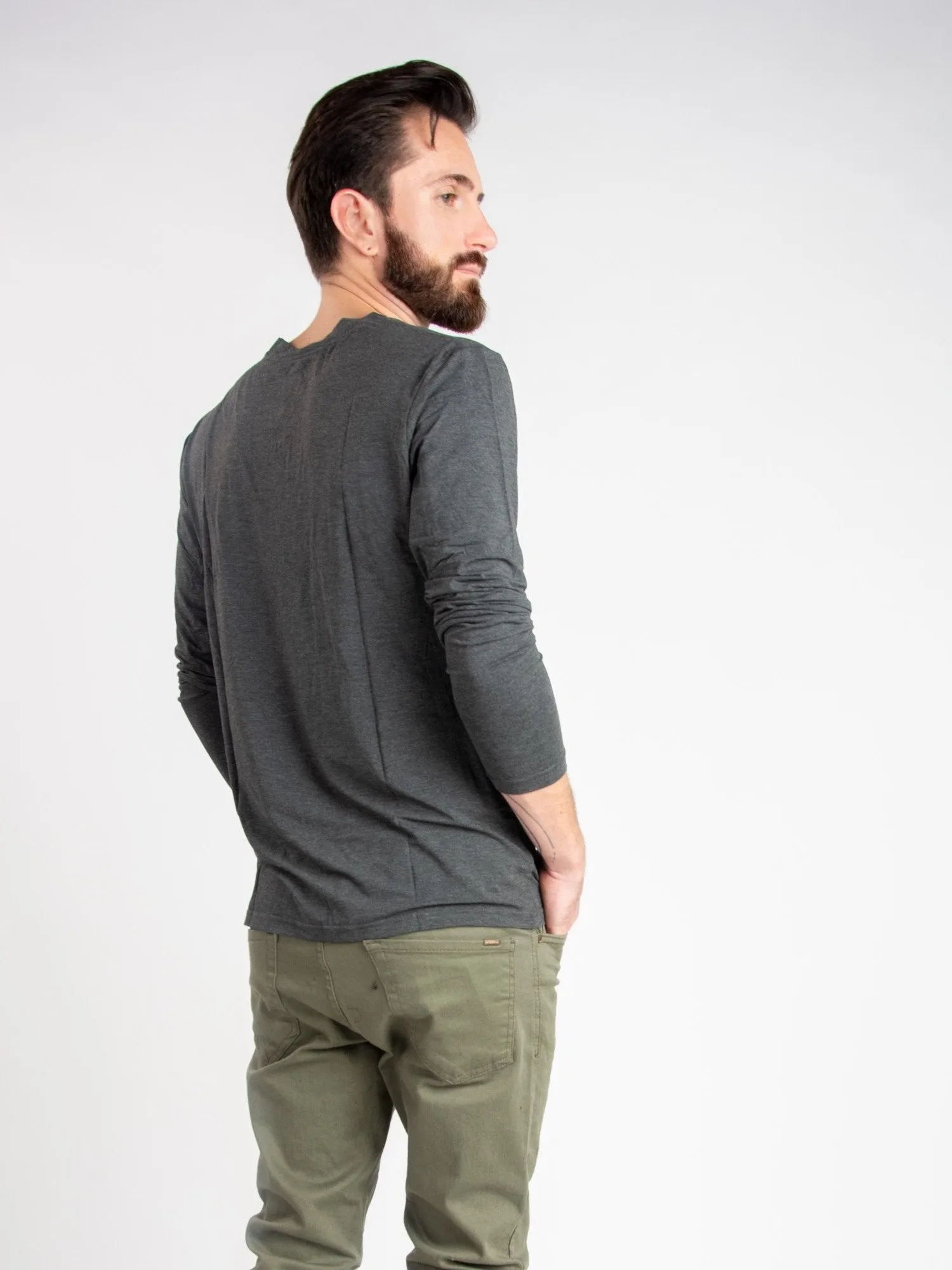 Bamboo Long Sleeve - Grey