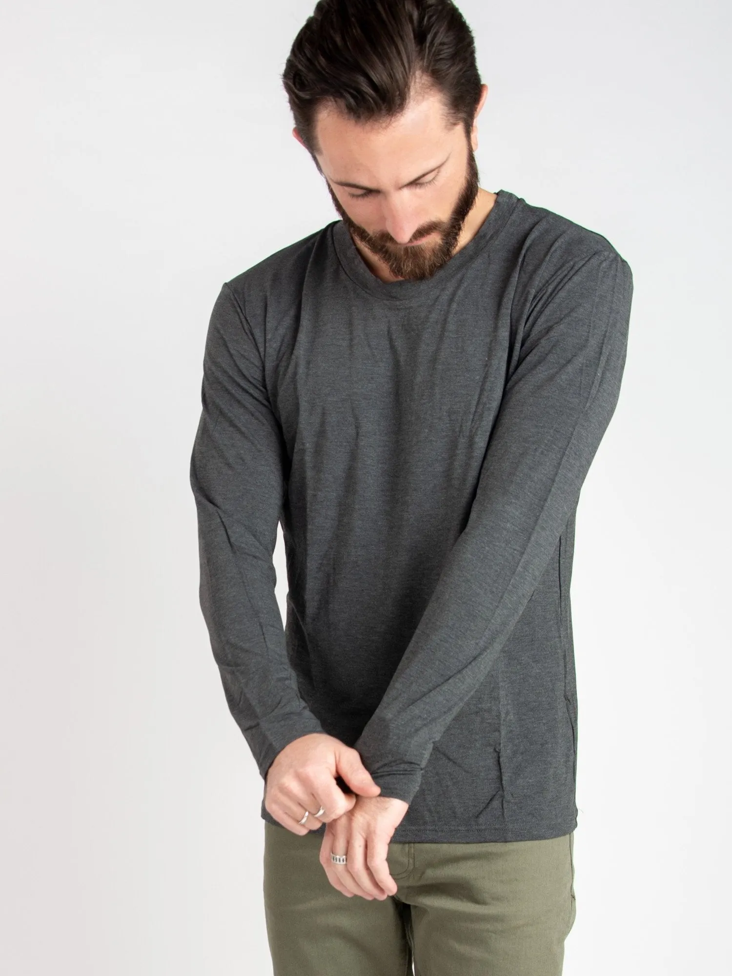 Bamboo Long Sleeve - Grey