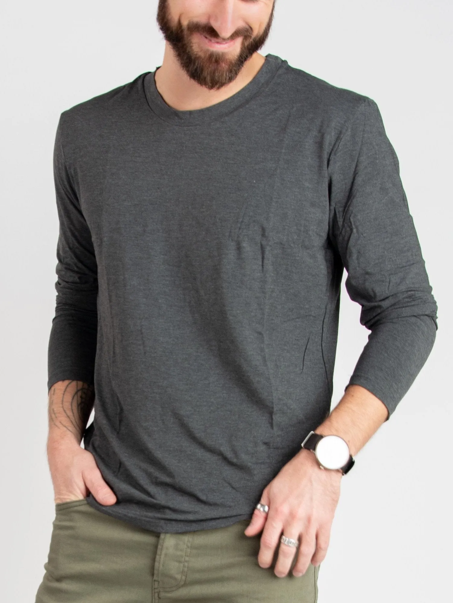 Bamboo Long Sleeve - Grey