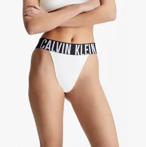 Calvin Klein HIGH LEG Thong Womens White