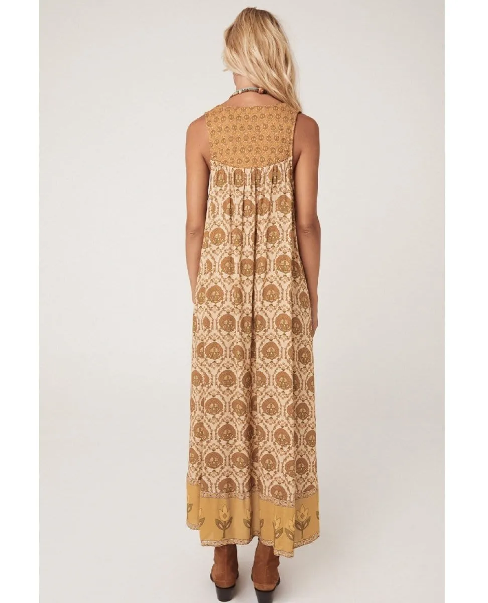 Chateau Maxi Sundress Champagne