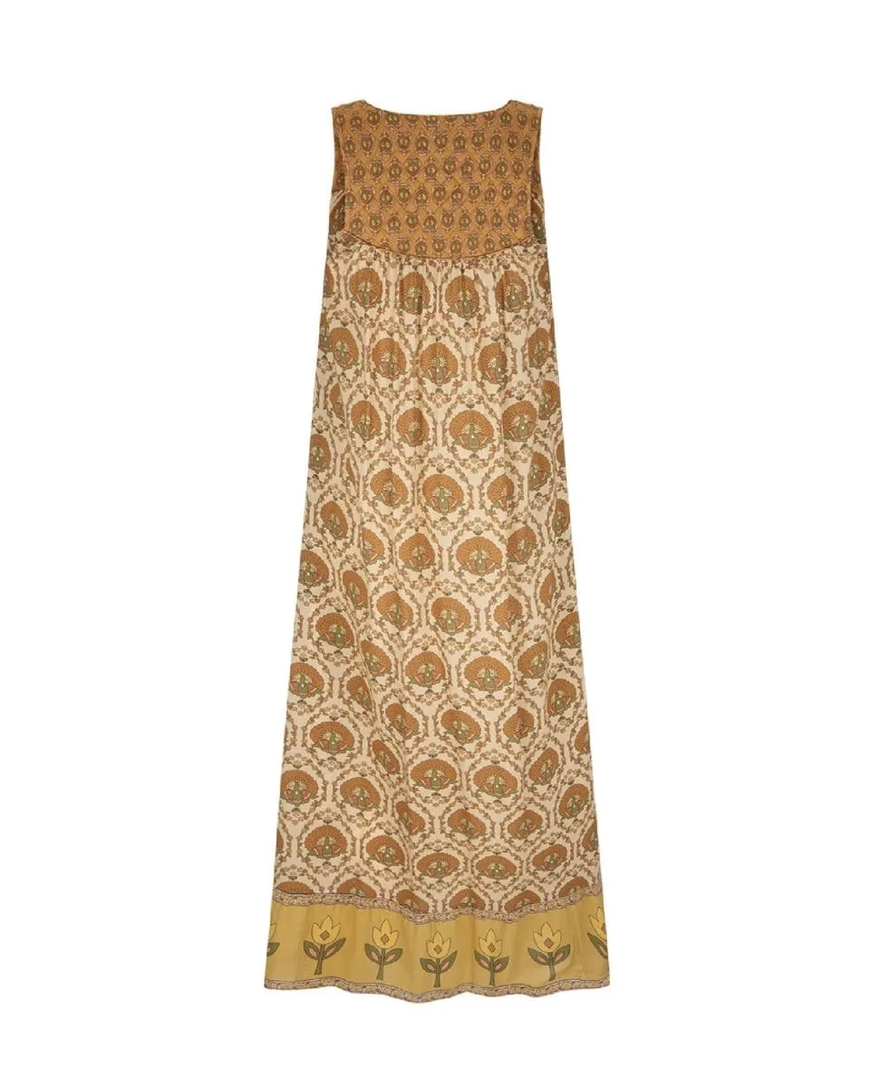 Chateau Maxi Sundress Champagne