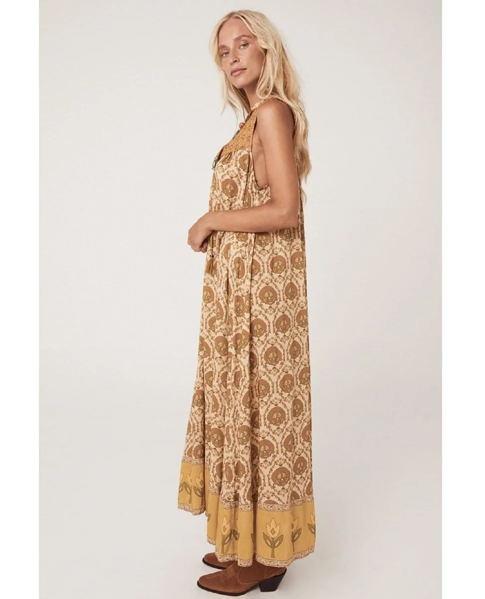 Chateau Maxi Sundress Champagne