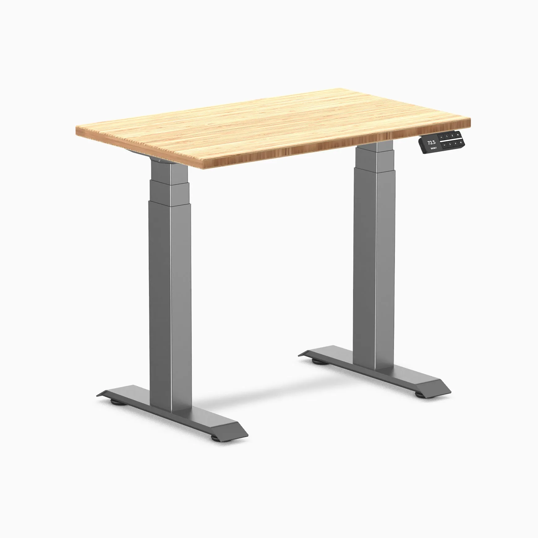 Desky Dual Mini Bamboo Sit Stand Desk
