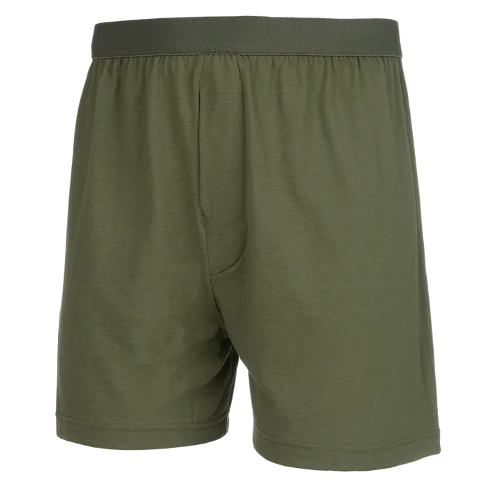 Flying Cross Duke Tactical 50/50 Polycotton Jersey Regular Underwear 2-Pack - Olive