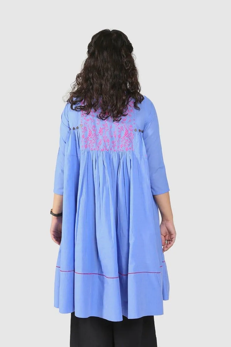 Generation - Blue Doodling - Cambric Cotton - 1 Piece