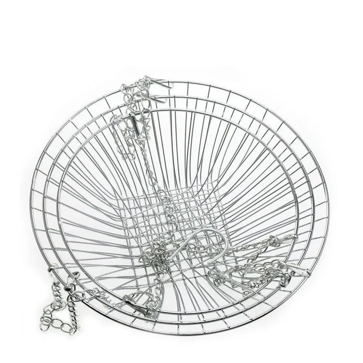 Hollow metal fruit basket