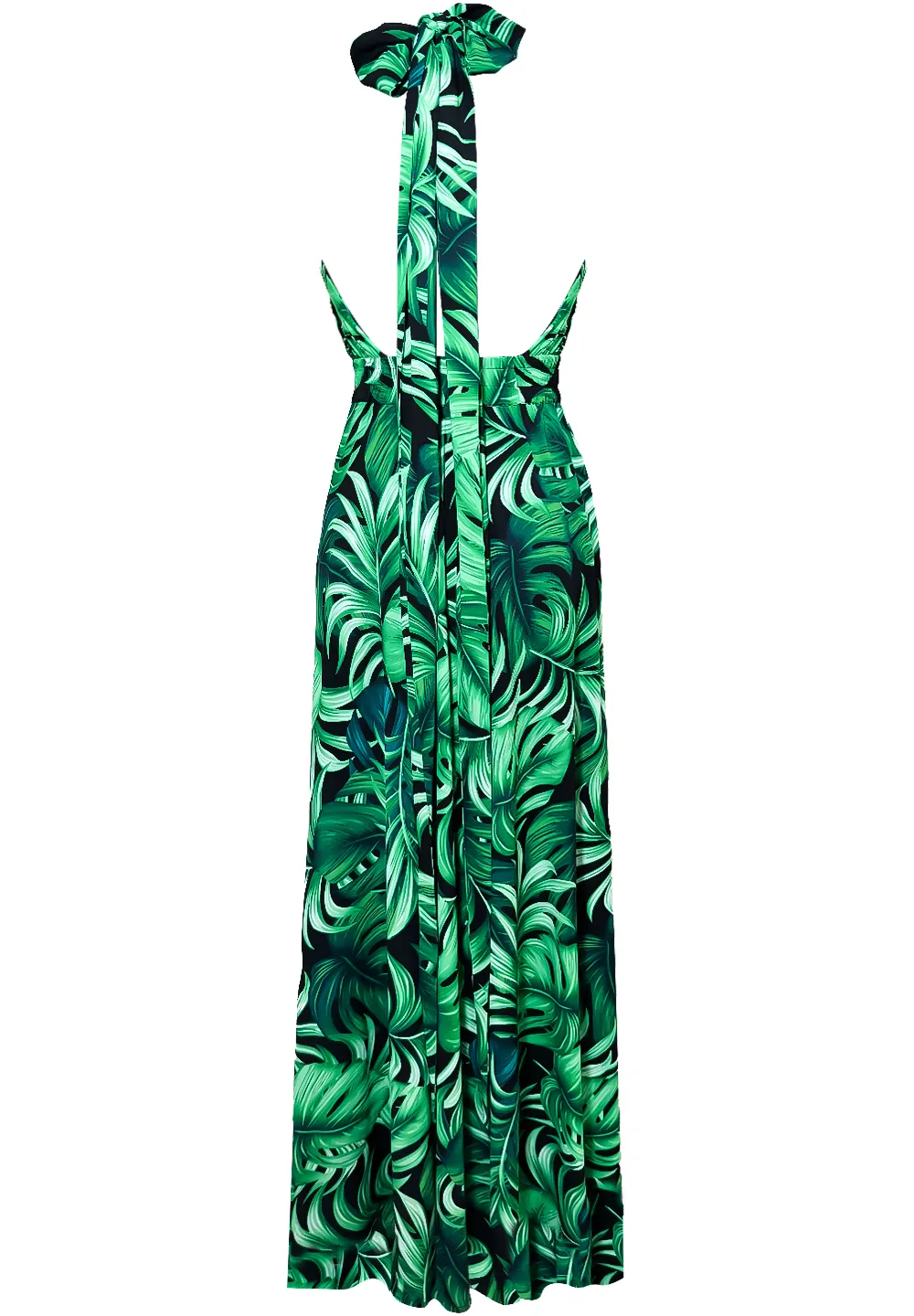 Jungle – Monstera Black / Green Vera Dress
