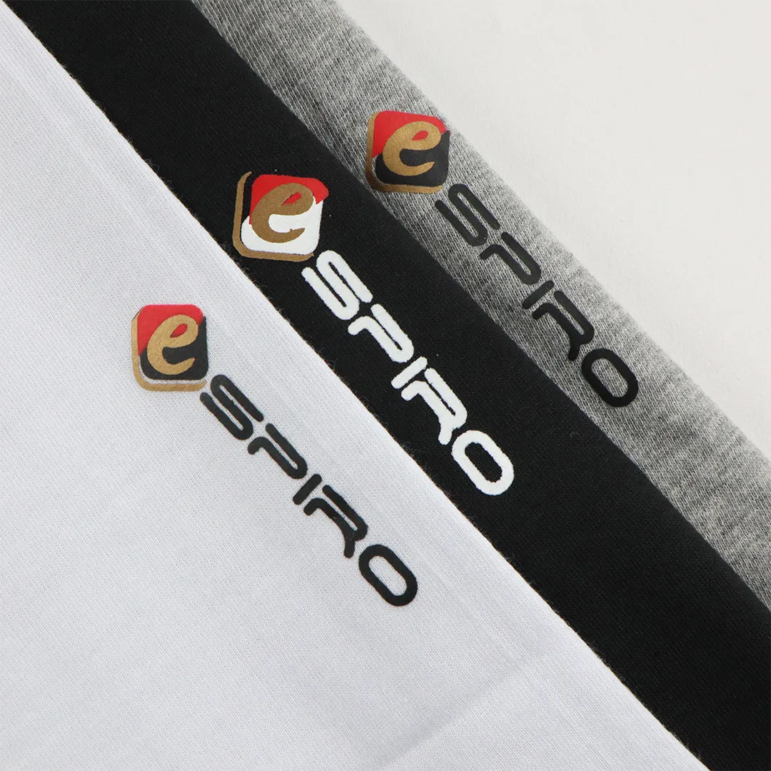 Lot de 6 T-shirts ESPIRO 100% Coton - Col V