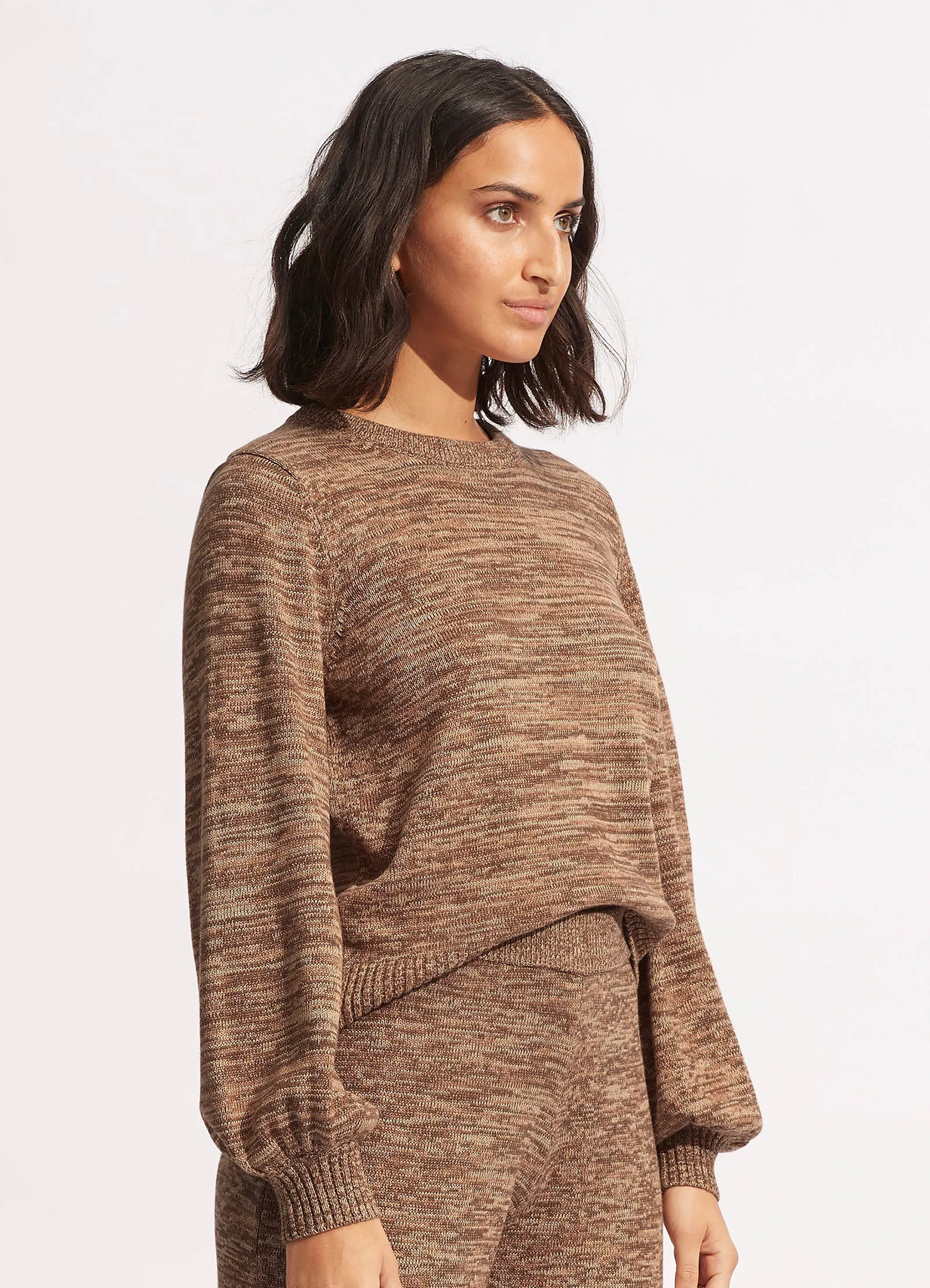 Maple Knit Jumper - Sepia