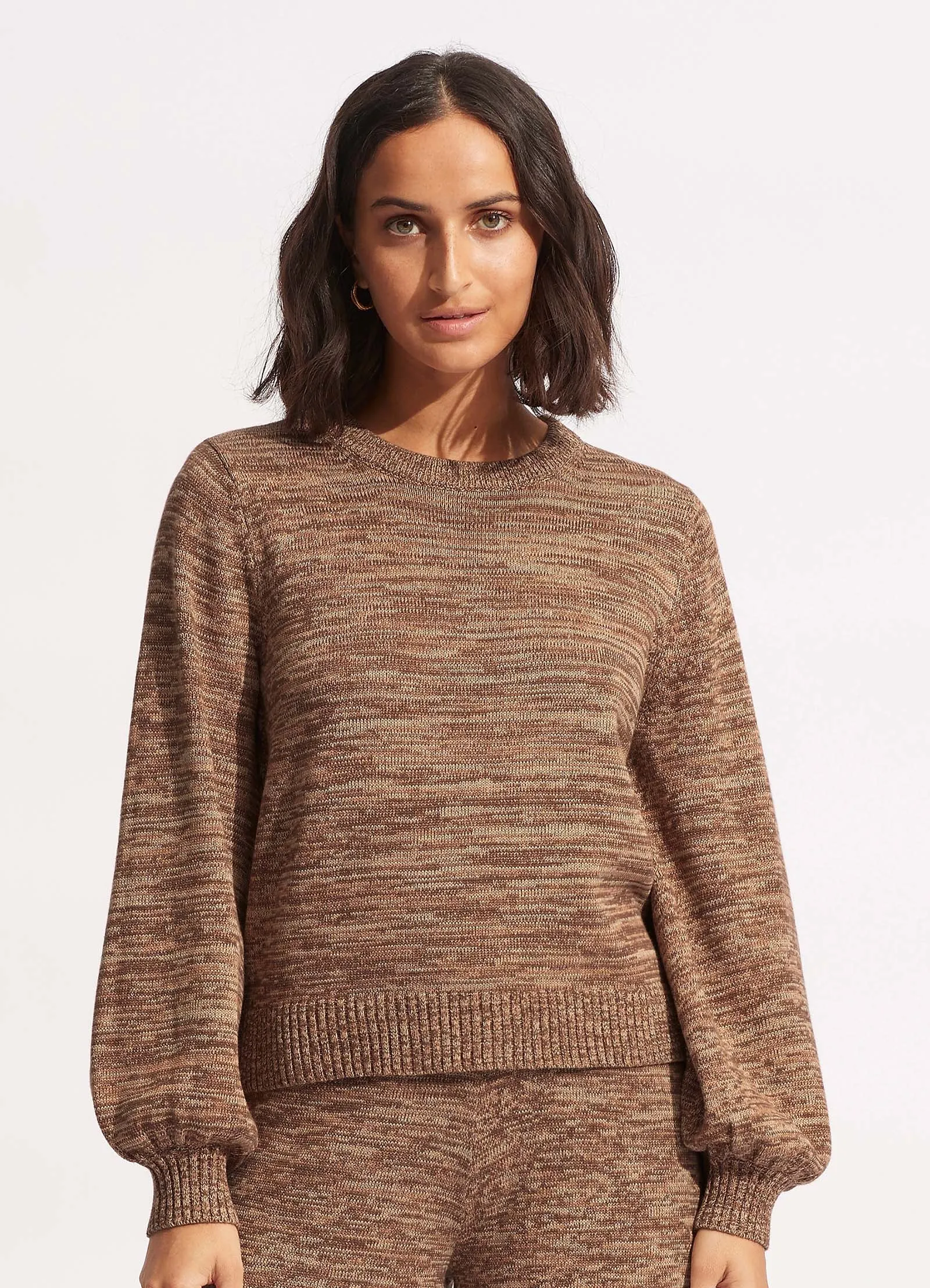 Maple Knit Jumper - Sepia
