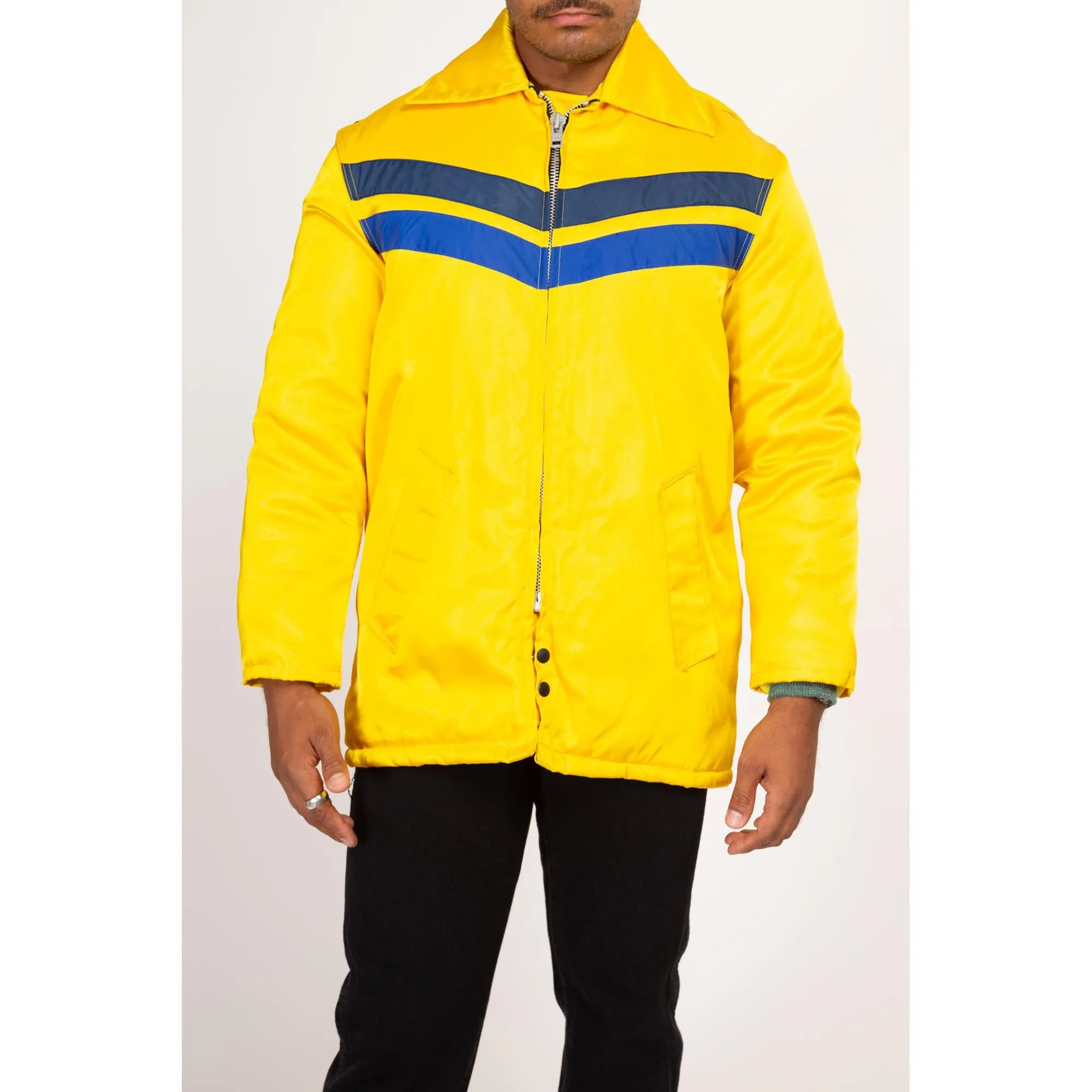 Medium 70s Yellow Fireman Jacket