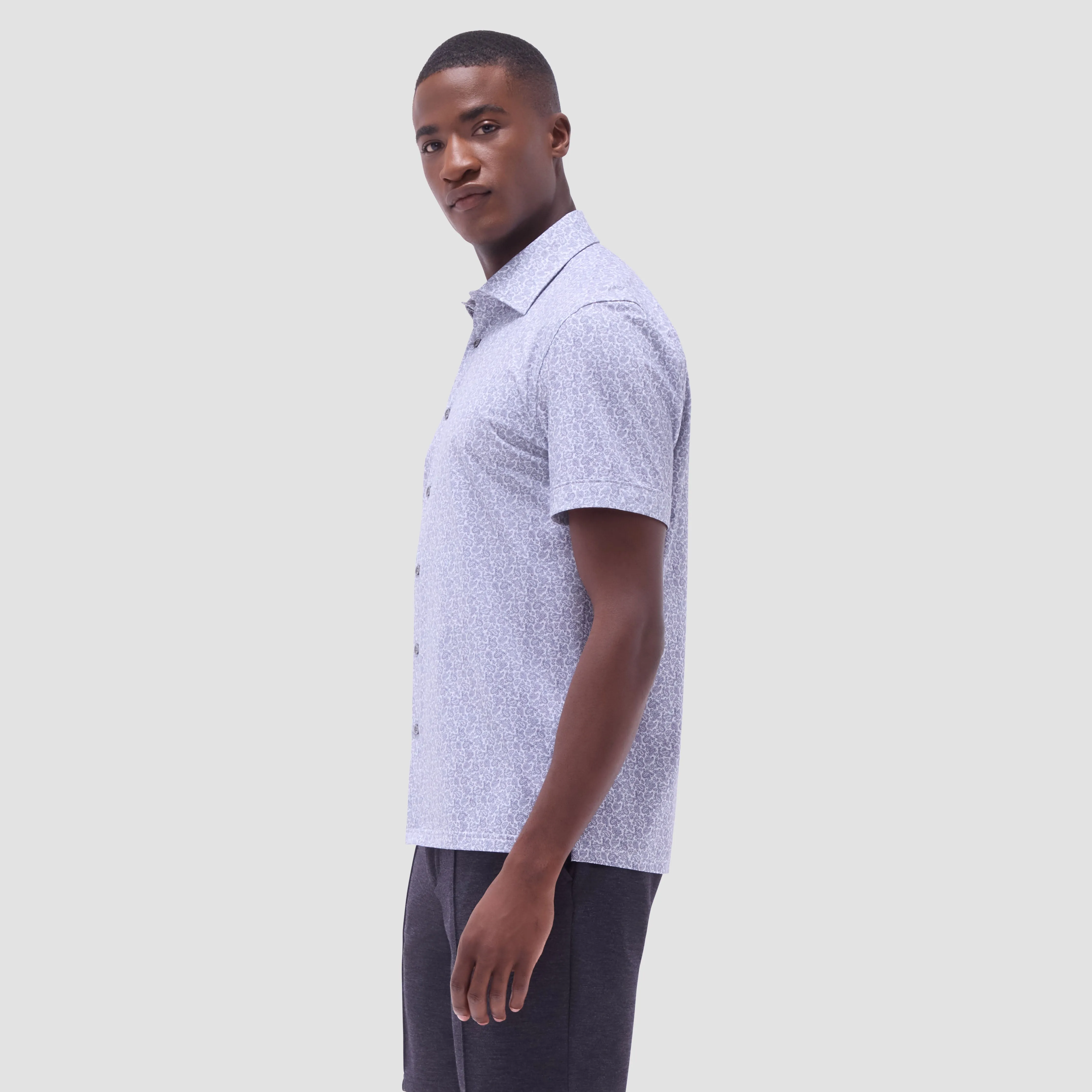 Milo Paisley OoohCotton Short-Sleeve Shirt