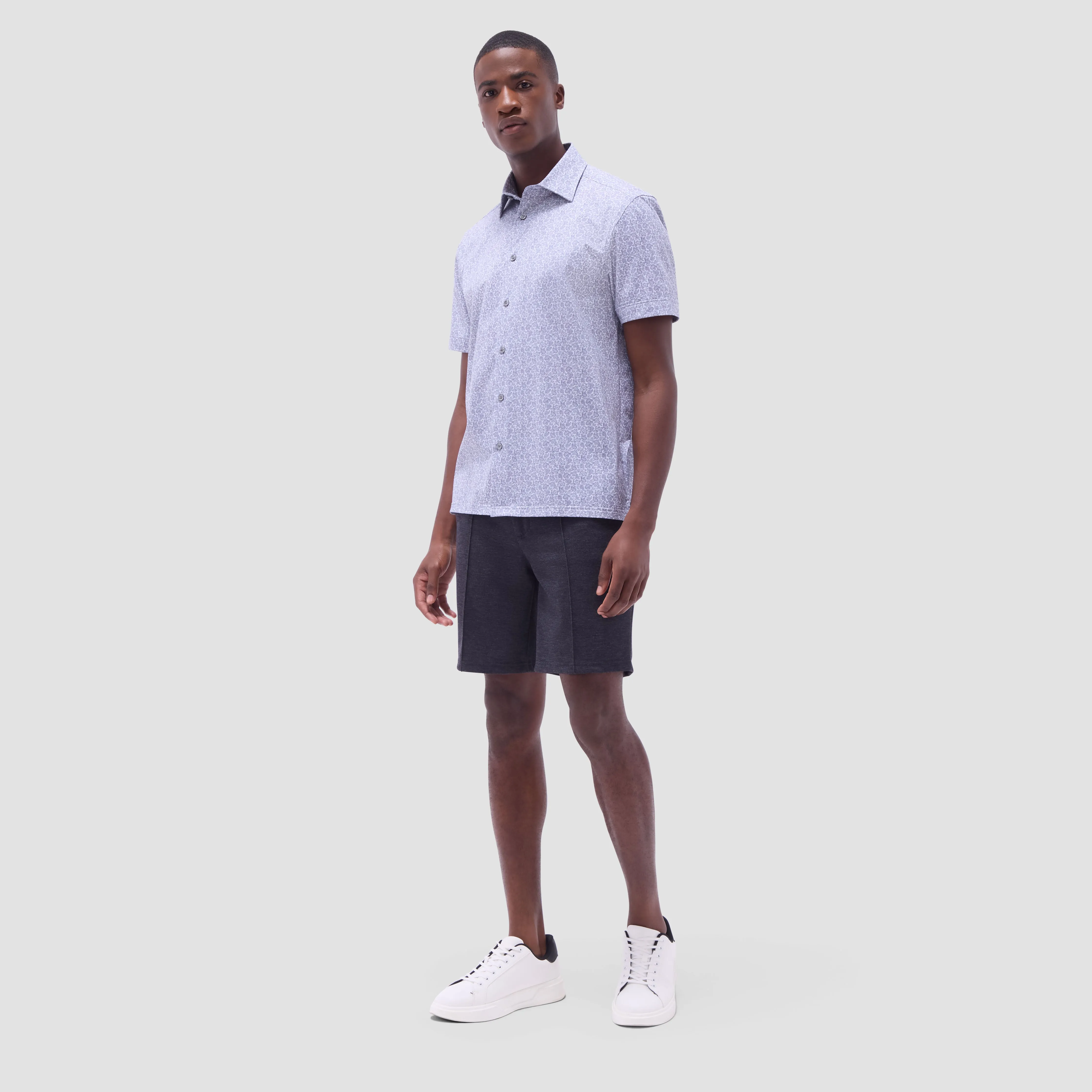 Milo Paisley OoohCotton Short-Sleeve Shirt