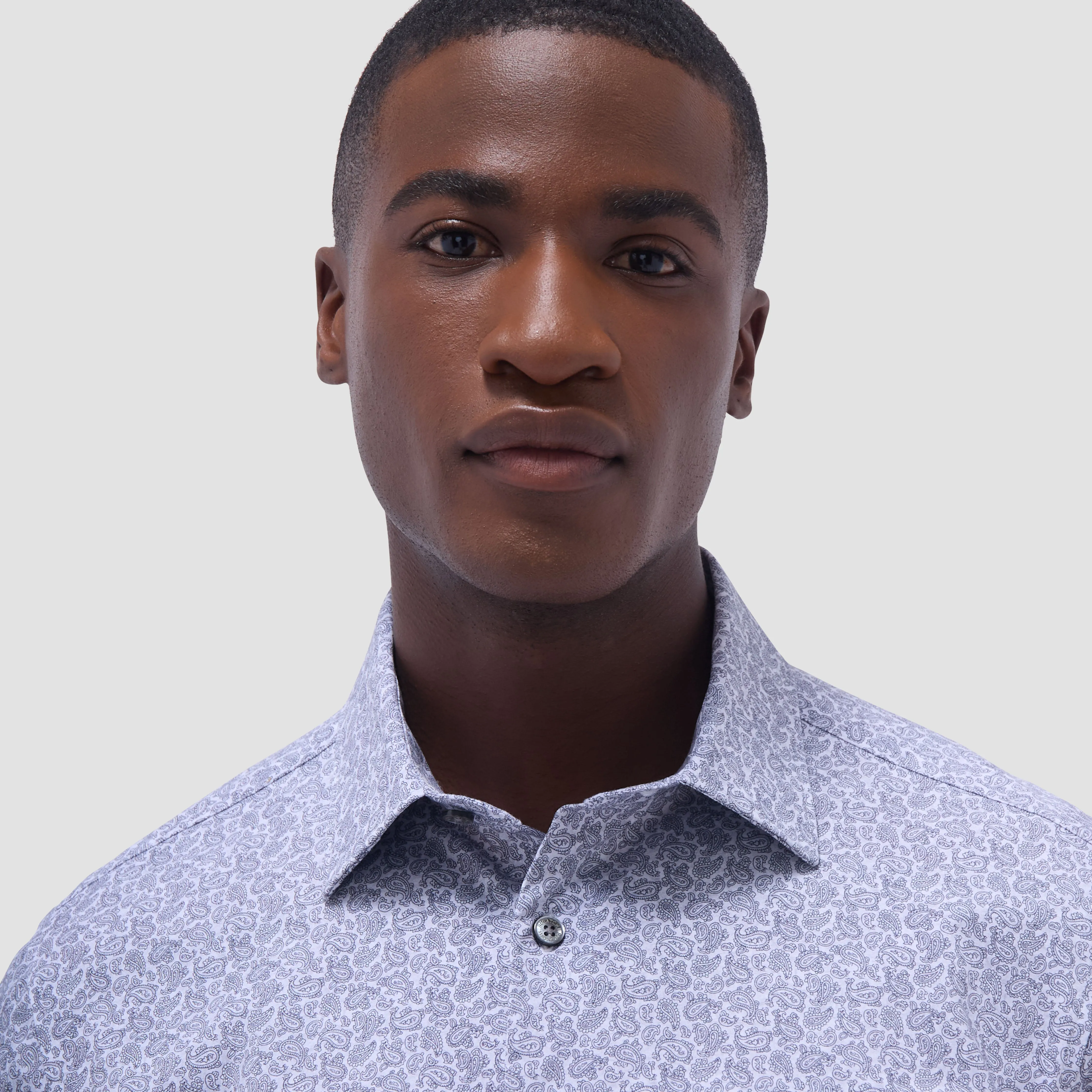 Milo Paisley OoohCotton Short-Sleeve Shirt