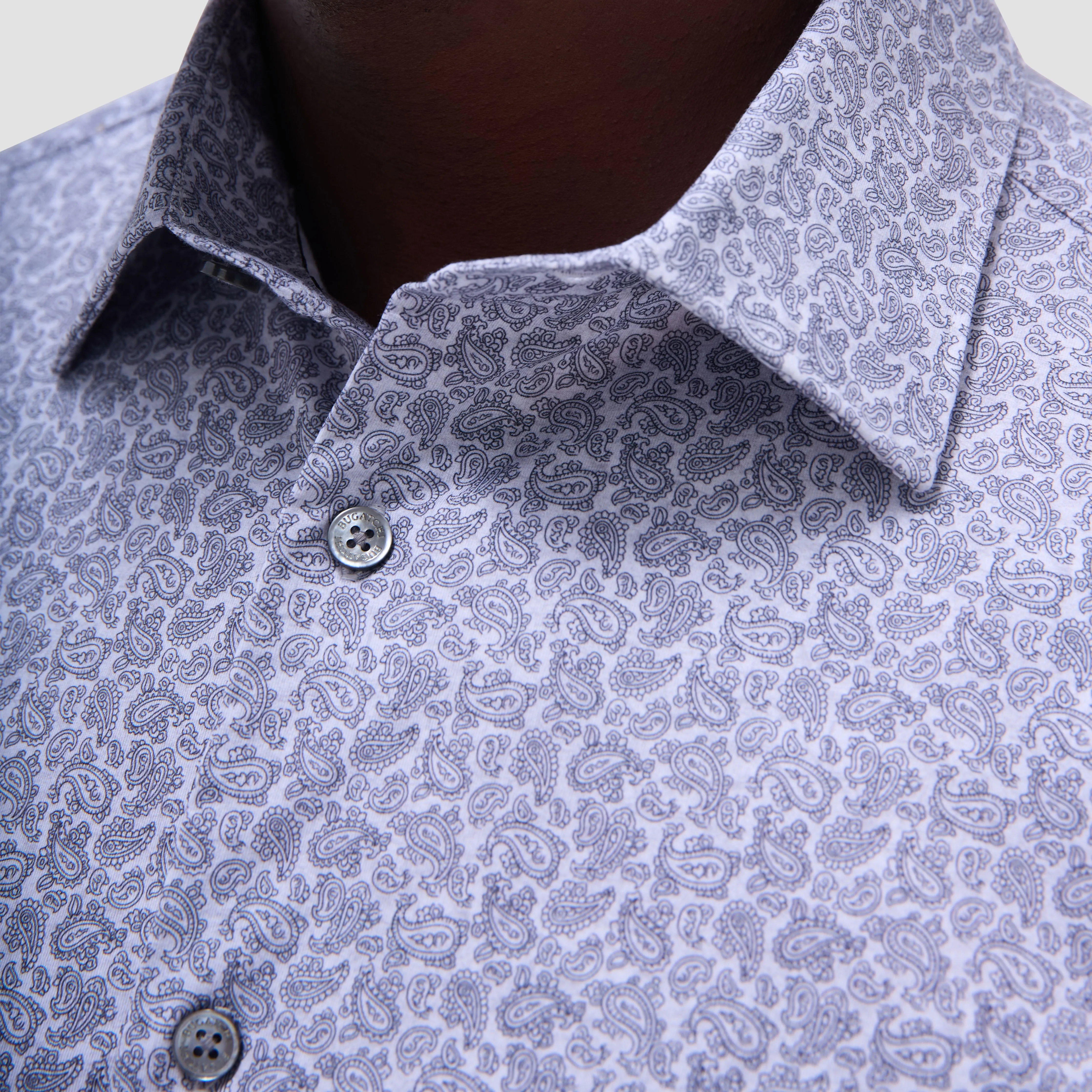 Milo Paisley OoohCotton Short-Sleeve Shirt