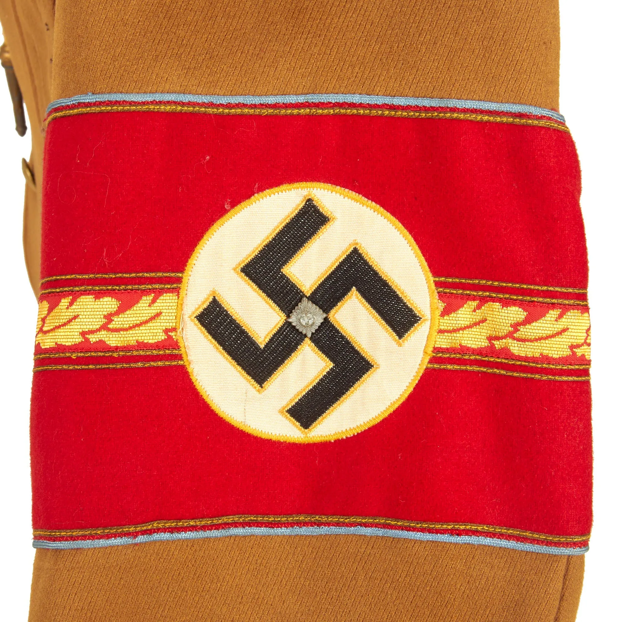 Original German WWII NSDAP Local Group Leader Uniform Tunic With Breeches & Dress Aiguillette - Ortsgruppenleiter