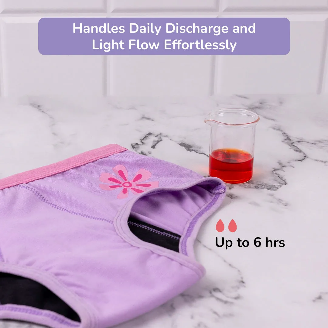 Peach 2-Pack Reusable Spotting Panty (Light Flow)