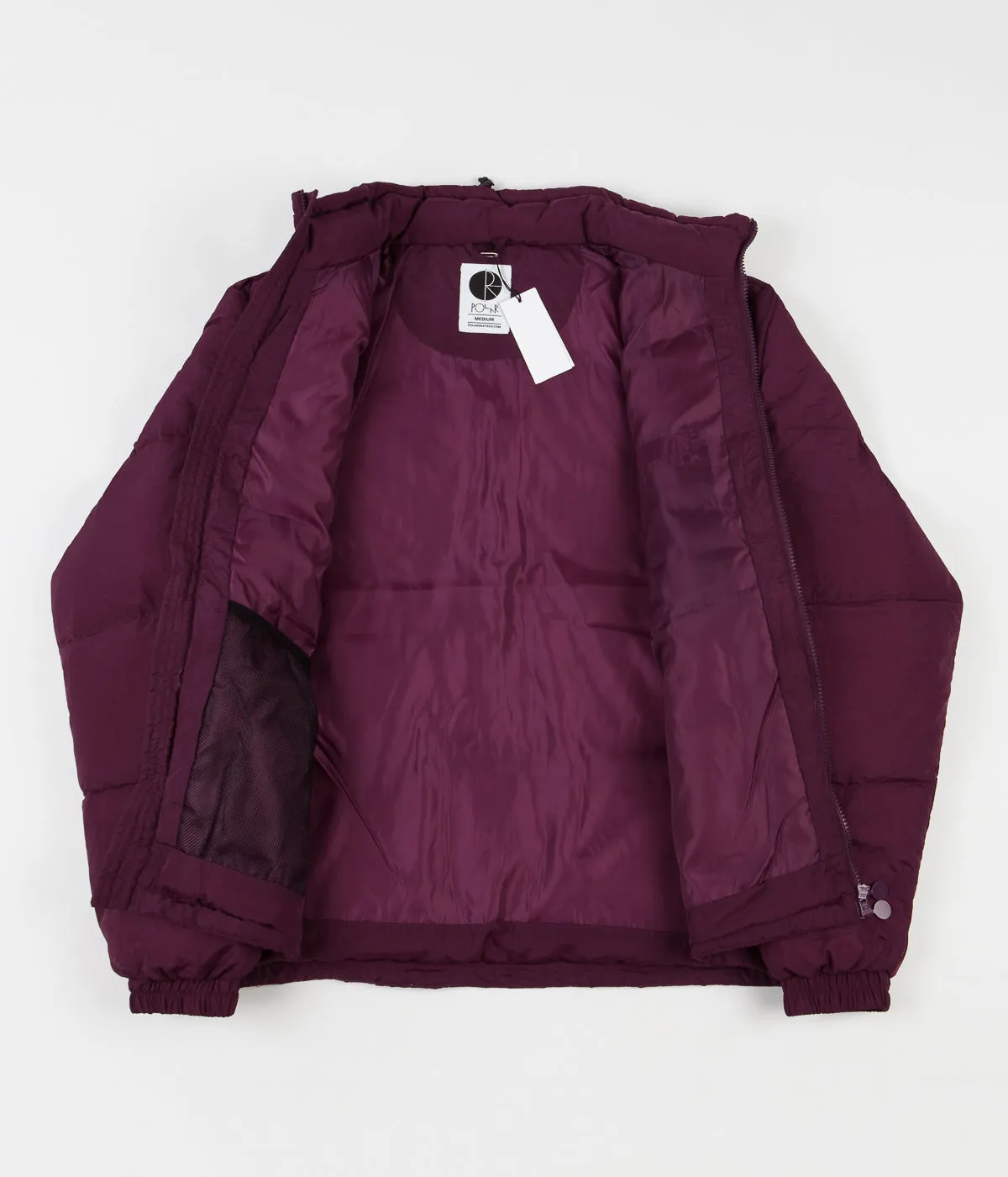 Polar Pocket Puffer Jacket - Prune