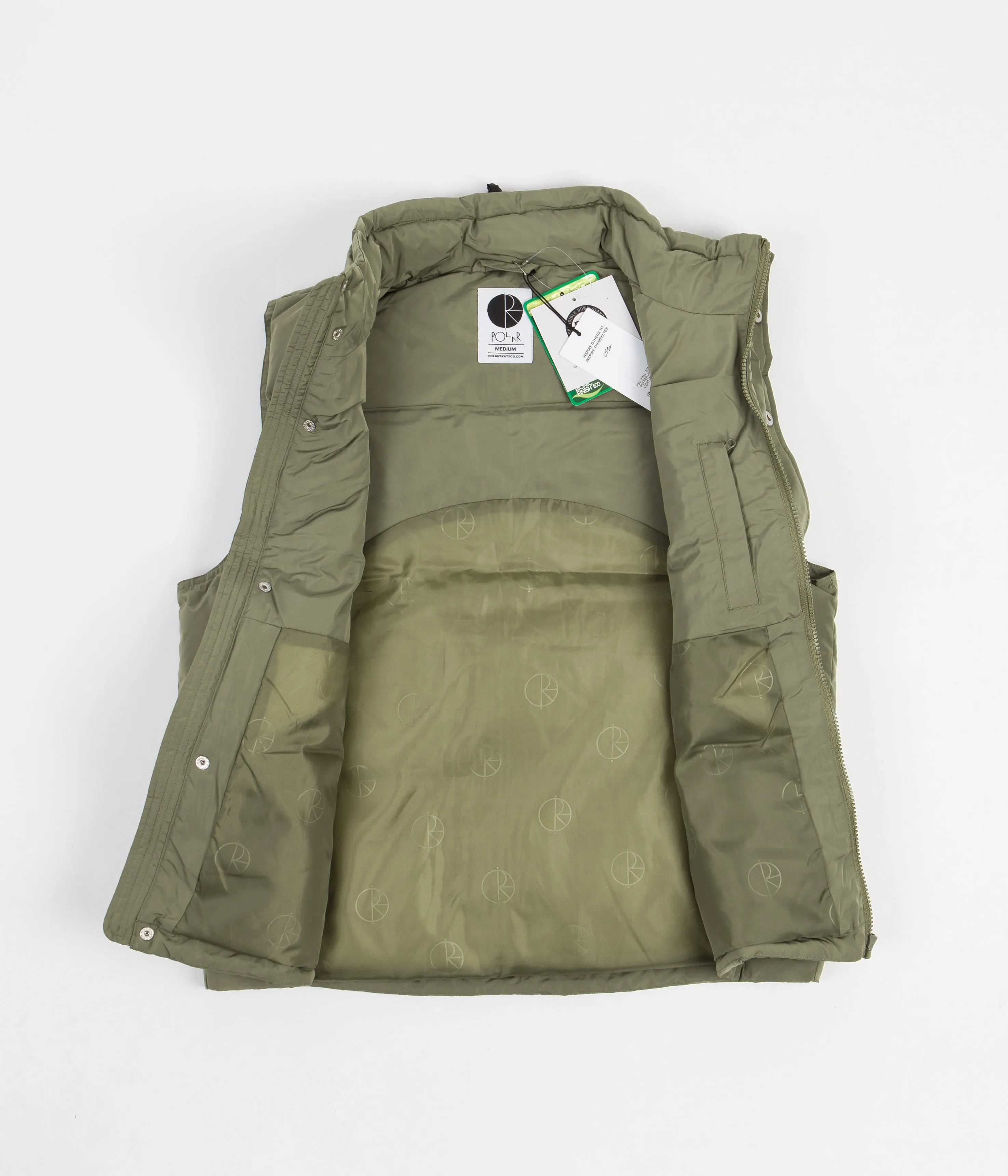 Polar Puffer Vest - Light Olive