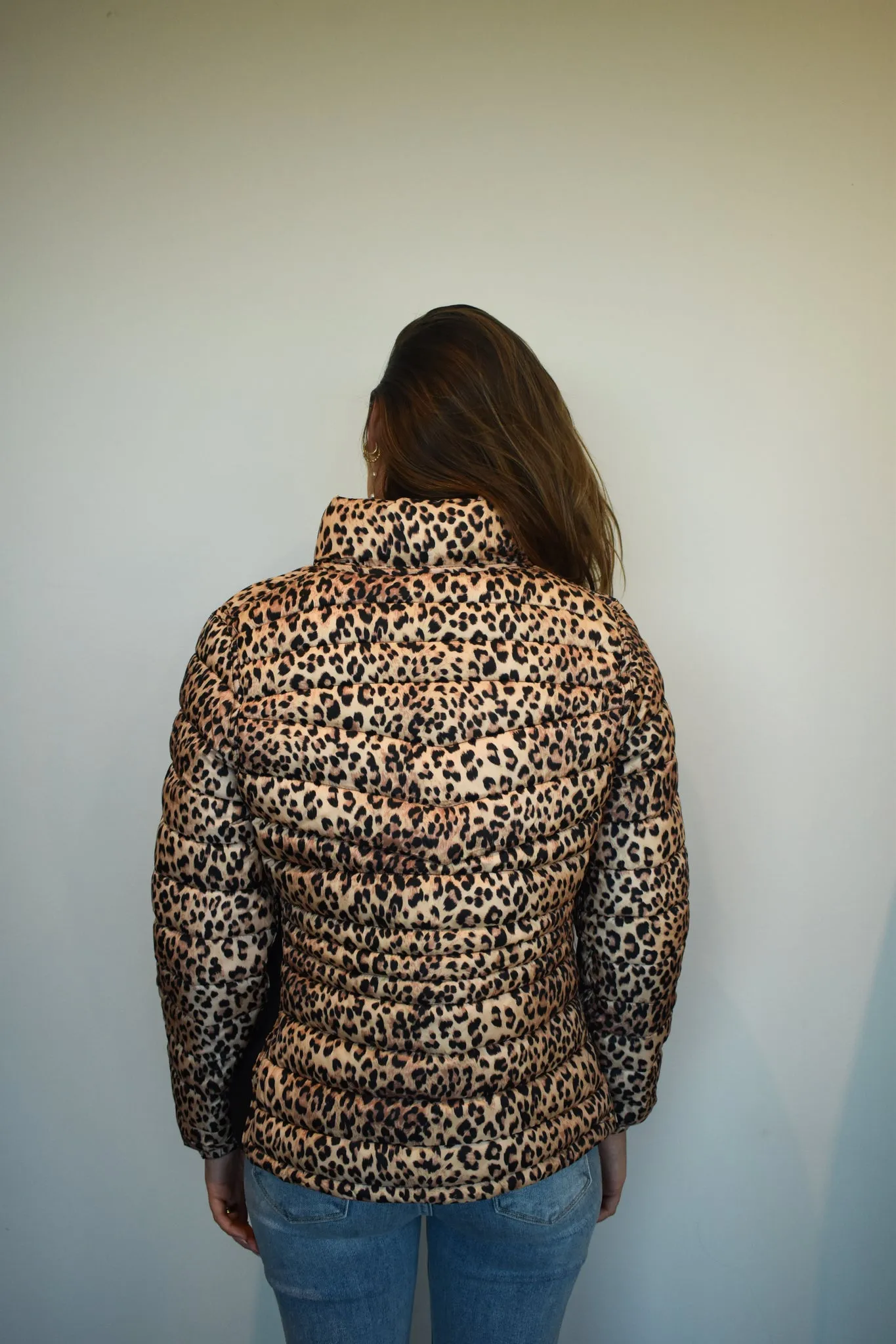Reversible Leopard Puffer Jacket