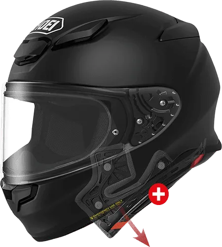 Shoei RF-1400 Scanner Helmet - TC-5 Matte Black/White - Size XL - USED / OPEN BOX