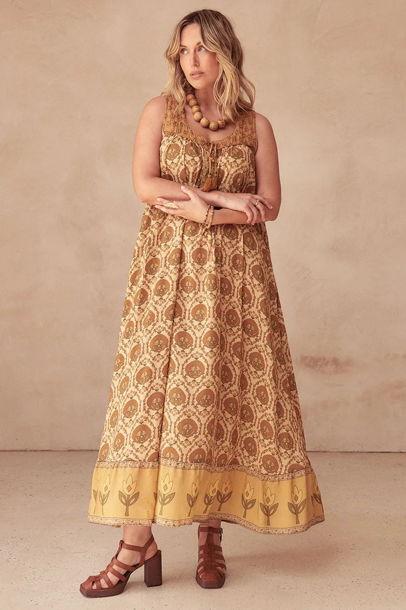 Spell - Chateau Maxi Sundress - Champagne