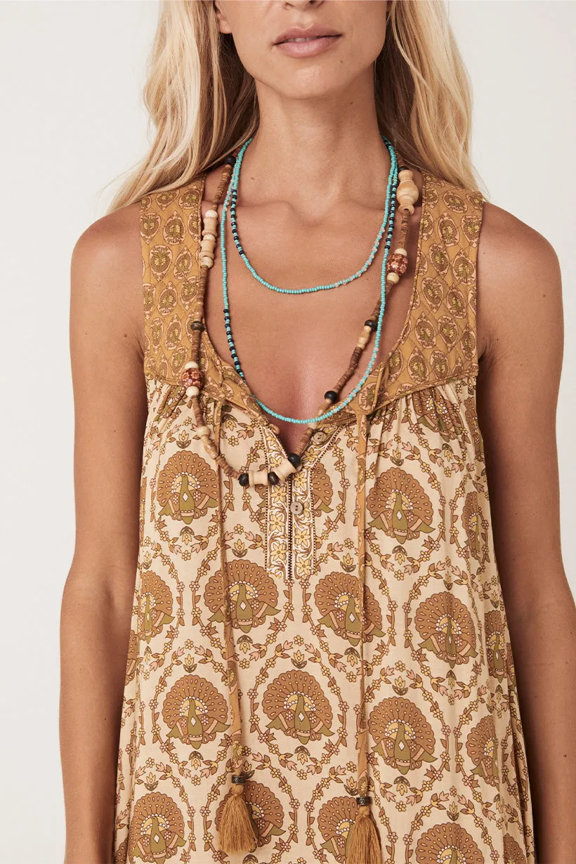 Spell - Chateau Maxi Sundress - Champagne