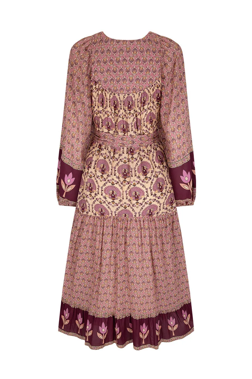 Spell Château Boho Gown - Grape