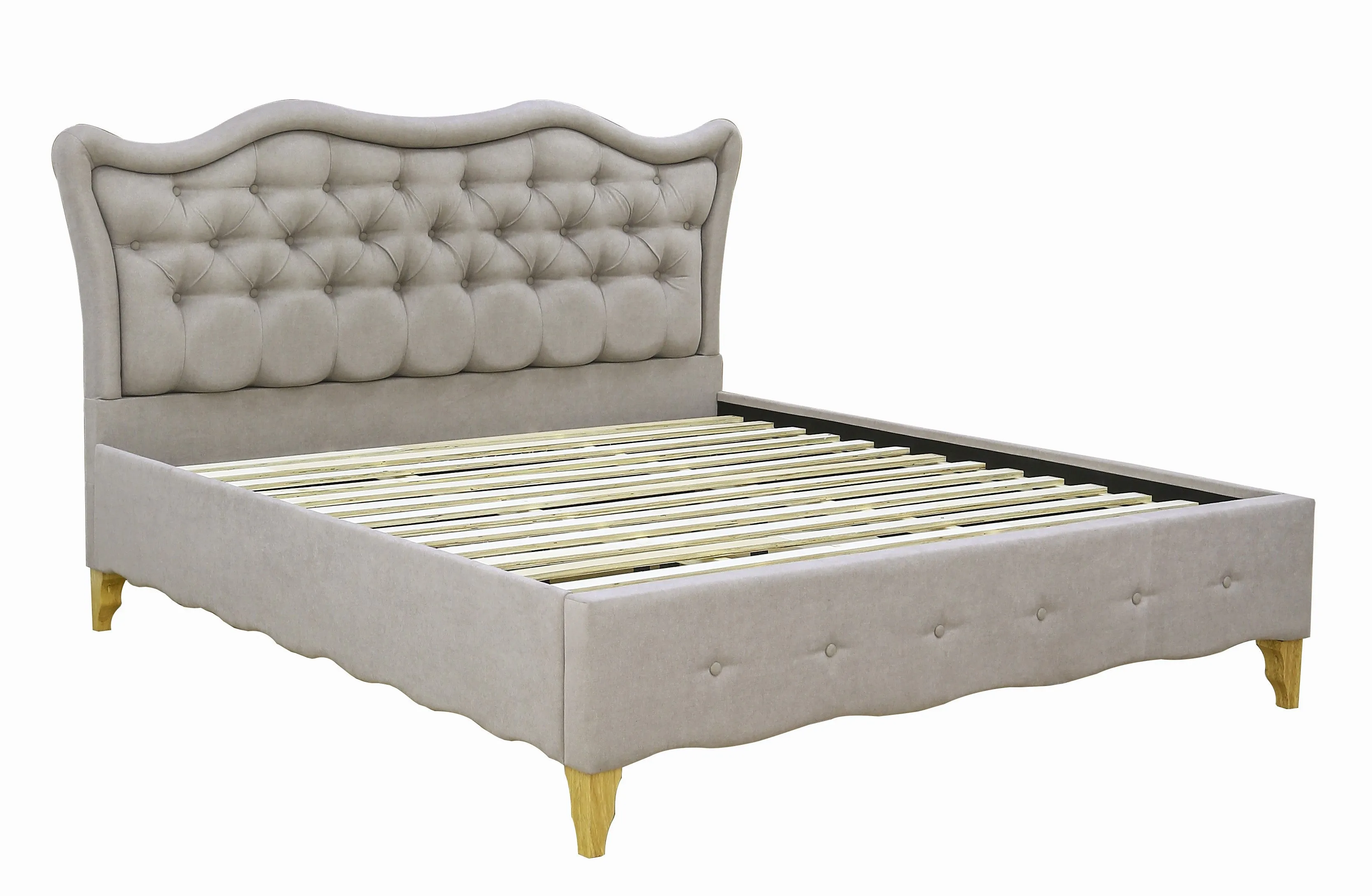 Stylish 180x200cm King Size Divan Bed | Comfortable Upholstered Bed  | Premium Quality Fabric | Modern and Best Bed Frame Divan Bed | Ideal for Living Room & Bedroom | Strong & Sturdy | 450KB - Brown