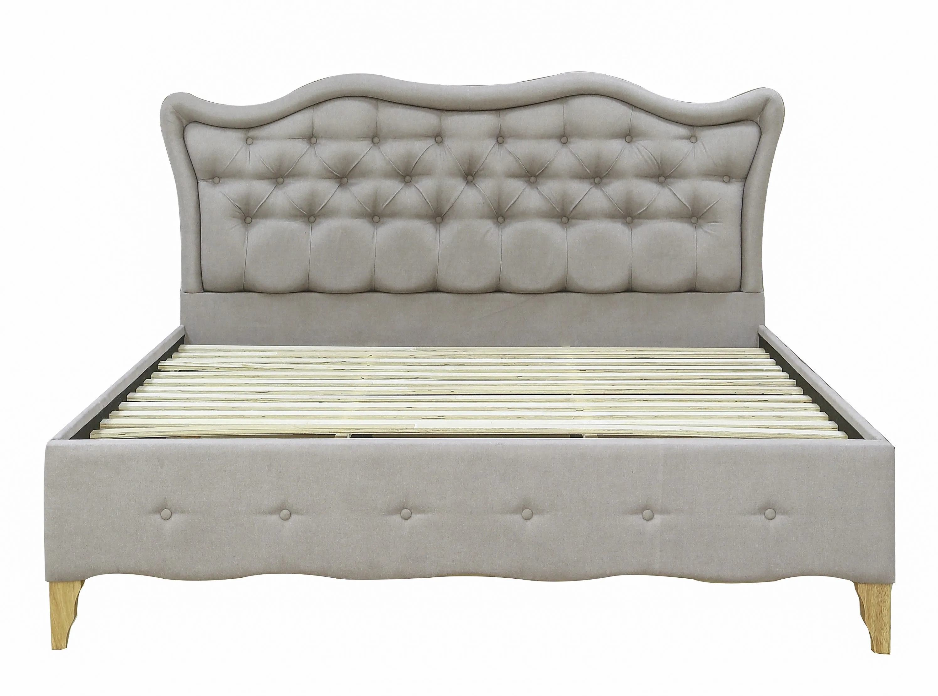 Stylish 180x200cm King Size Divan Bed | Comfortable Upholstered Bed  | Premium Quality Fabric | Modern and Best Bed Frame Divan Bed | Ideal for Living Room & Bedroom | Strong & Sturdy | 450KB - Brown