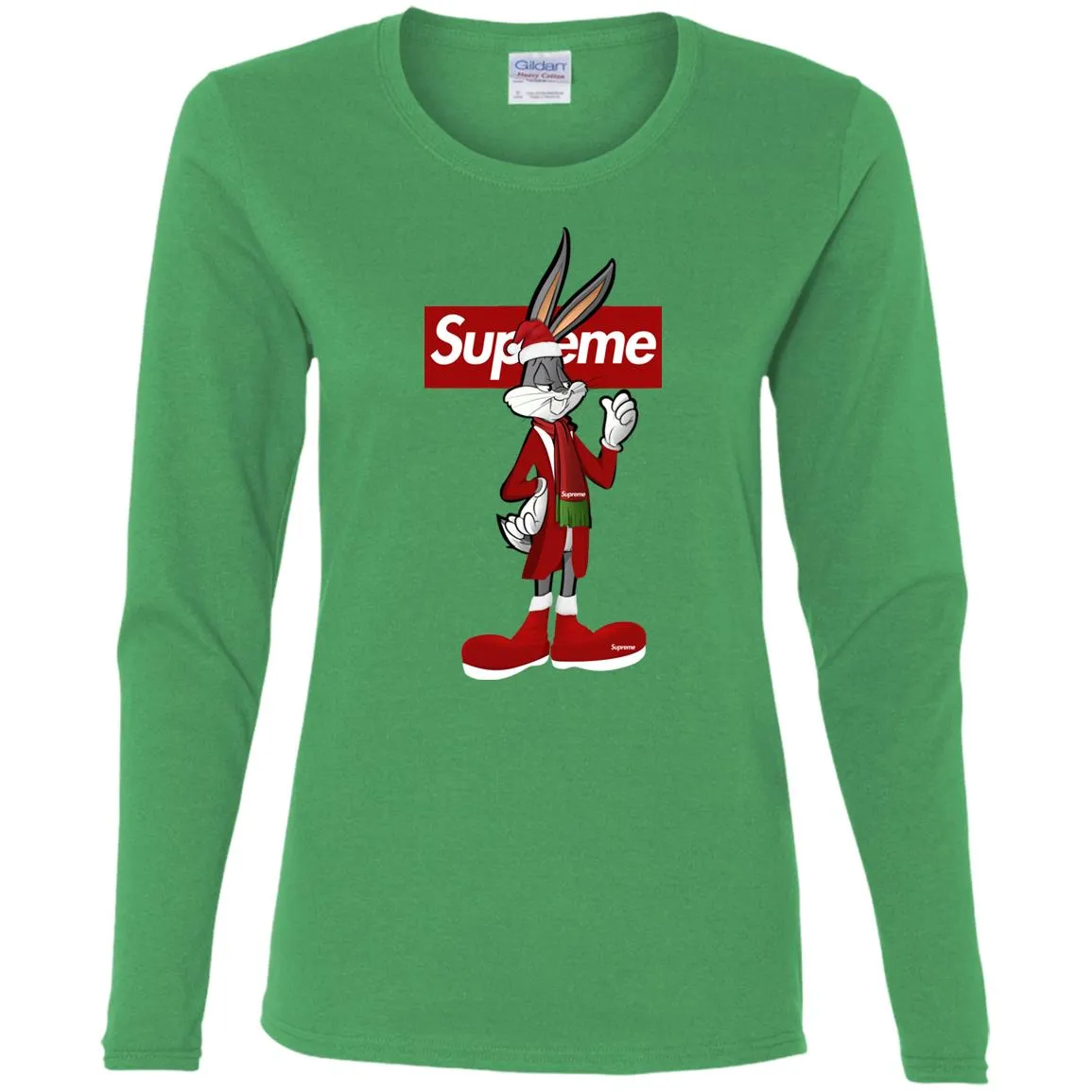 Supreme Rabbit Party T-shirt Women Long Sleeve Shirt
