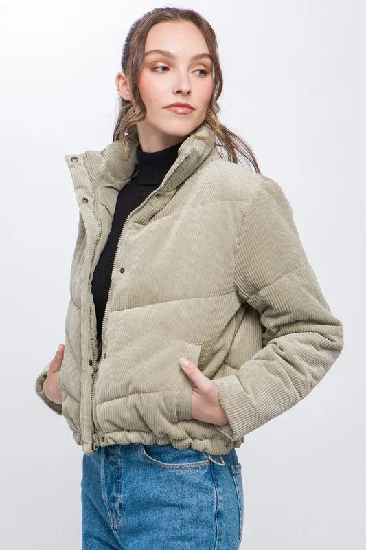 TEEK - Corduroy Puffer Jacket
