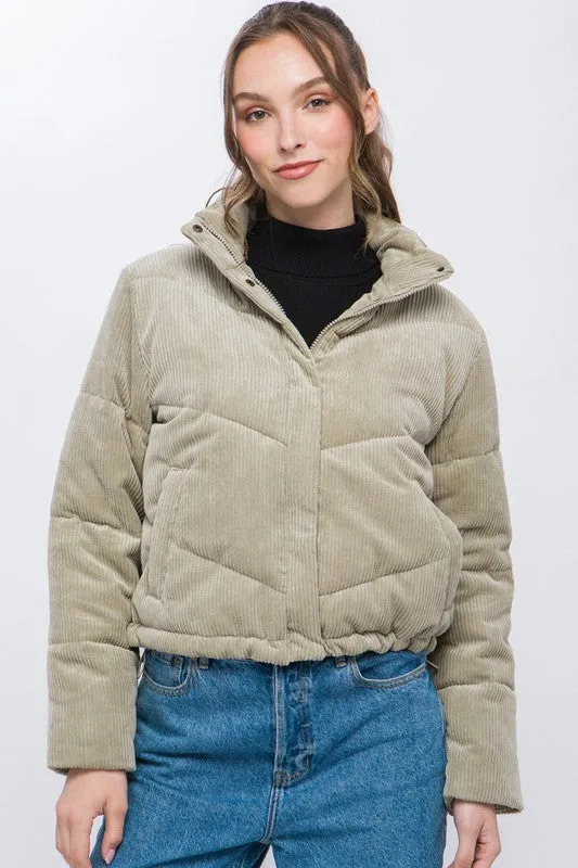TEEK - Corduroy Puffer Jacket