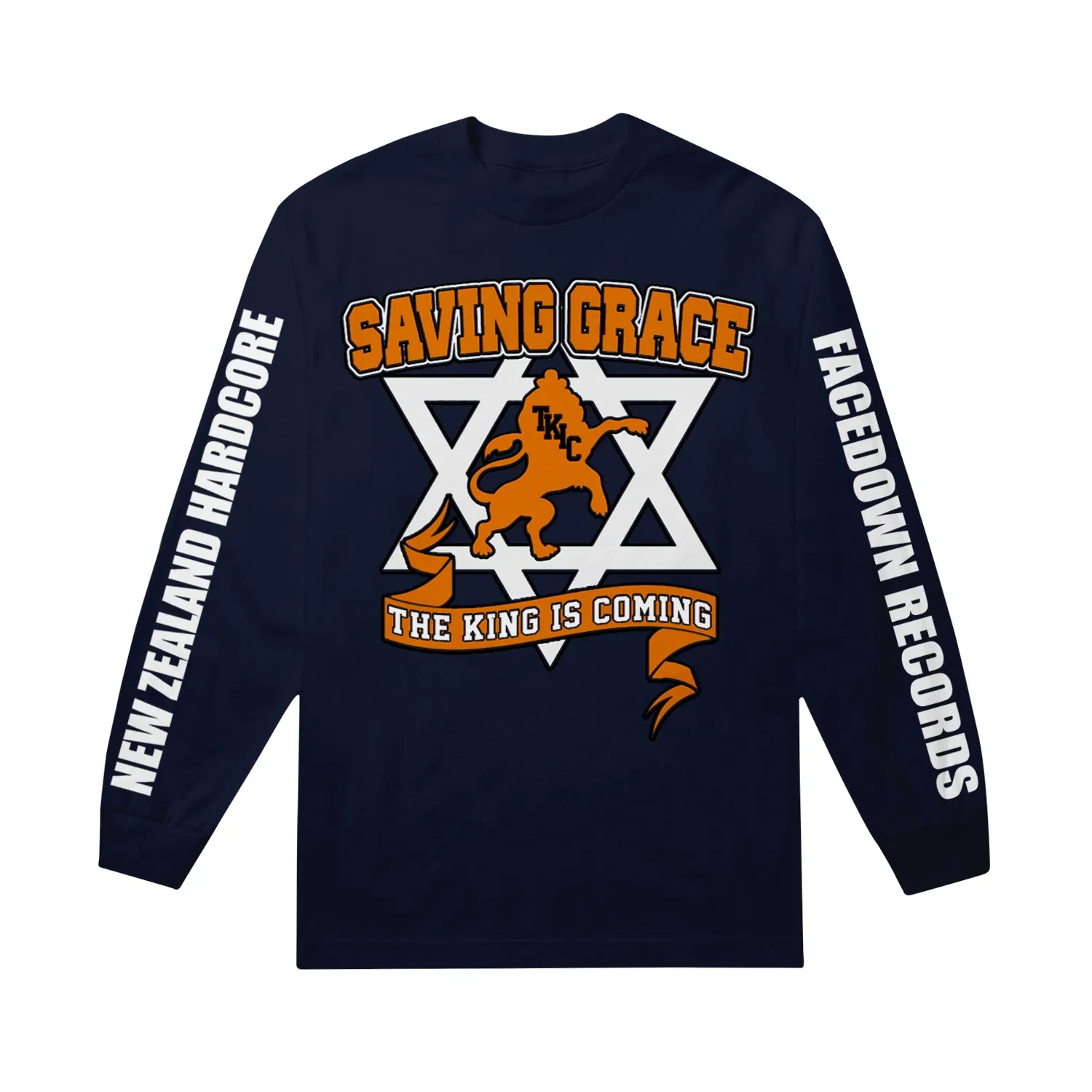 The King Is Coming Navy - Long Sleeve