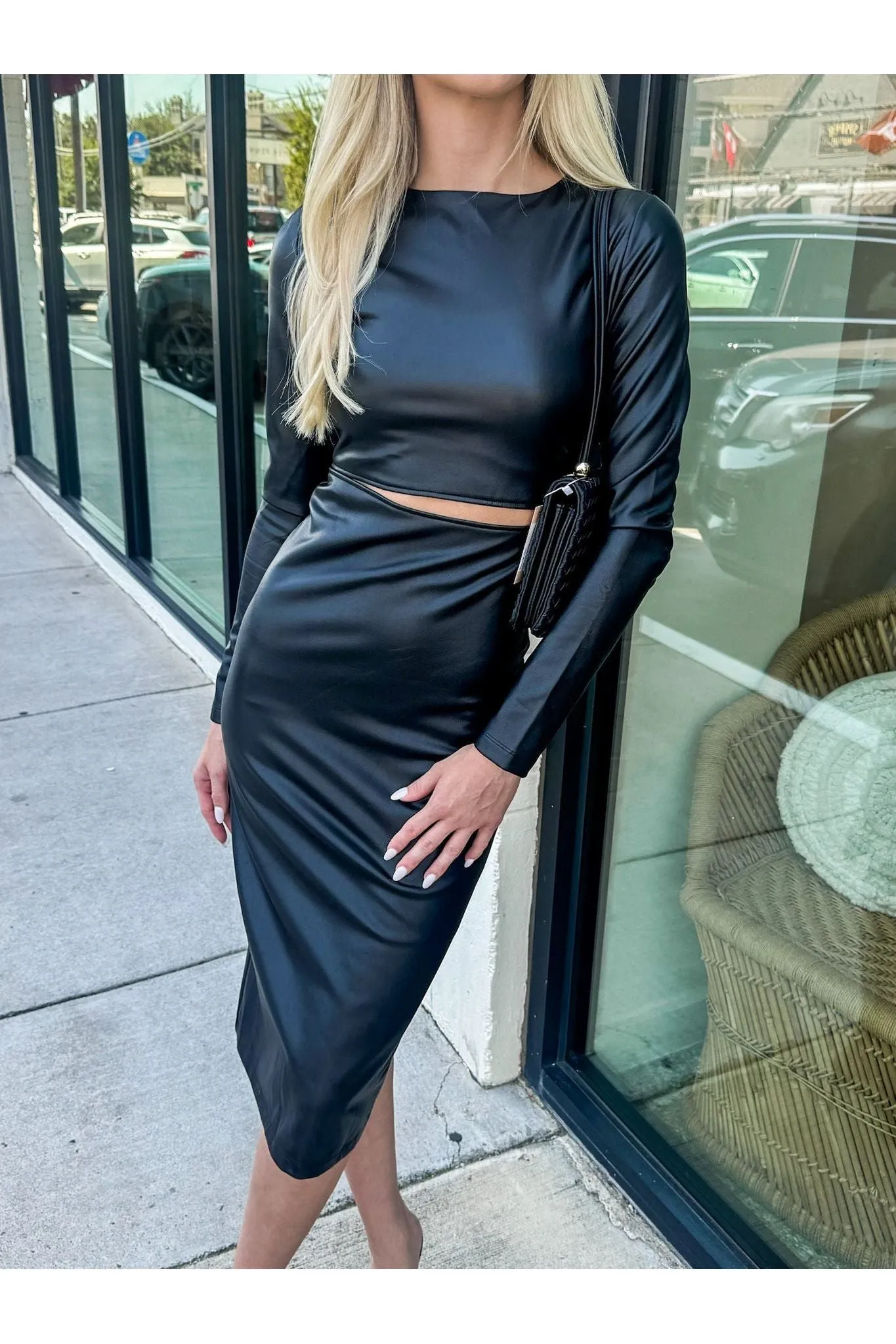 Trina Cut Out Midi Dress
