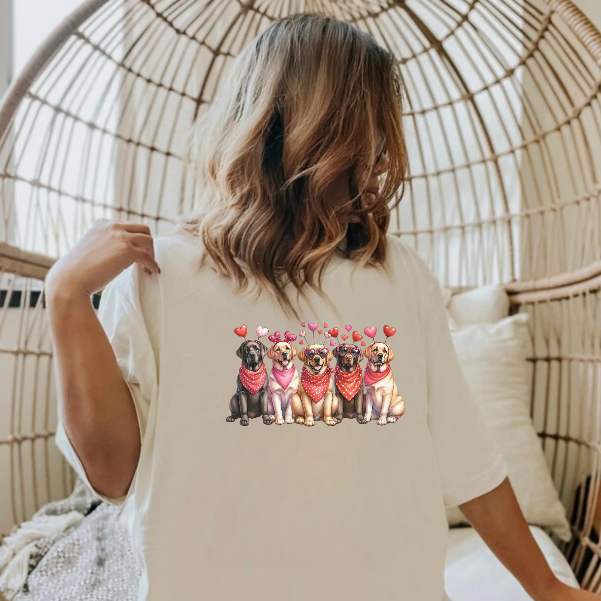 Valentine's Day Dog Shirt for Women